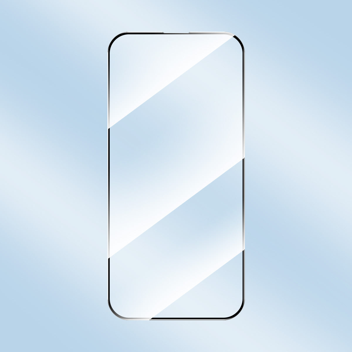 Uniqkart For iPhone 15 Pro Max 2.5D 0.26mm Complete Screen Protector Silk Printing Full Glue High Aluminium-silicon Glass Film