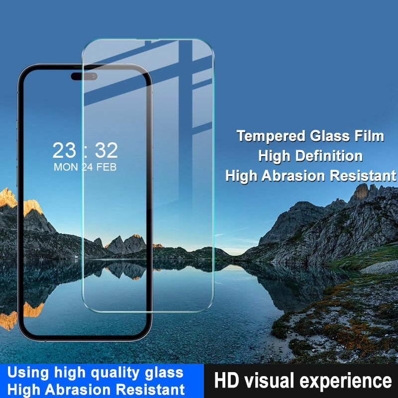 Uniqkart H Series For iPhone 15 Pro Max Tempered Glass Phone Screen Protector Anti-explosion Screen Film
