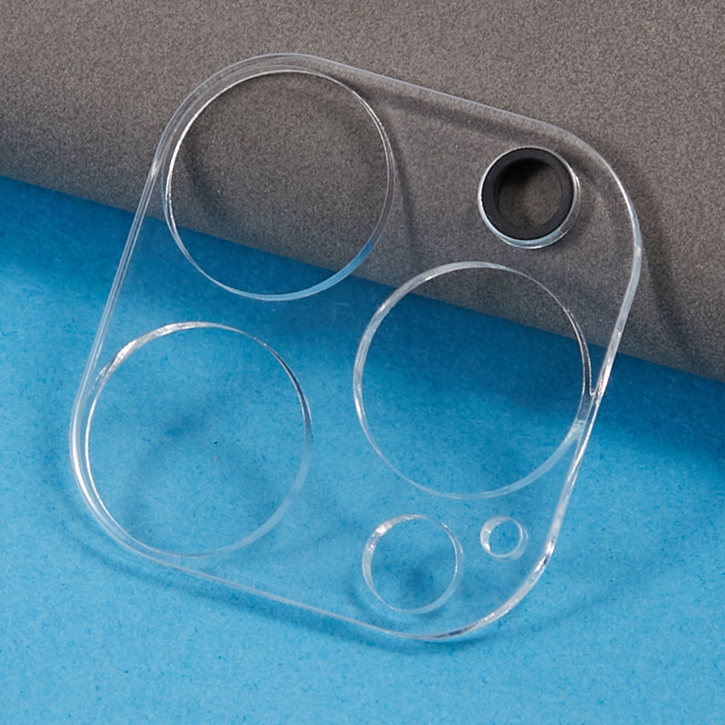 Uniqkart for iPhone 15 Pro / 15 Pro Max Tempered Glass Phone Lens Protector One-piece Lens Anti-scratch Film