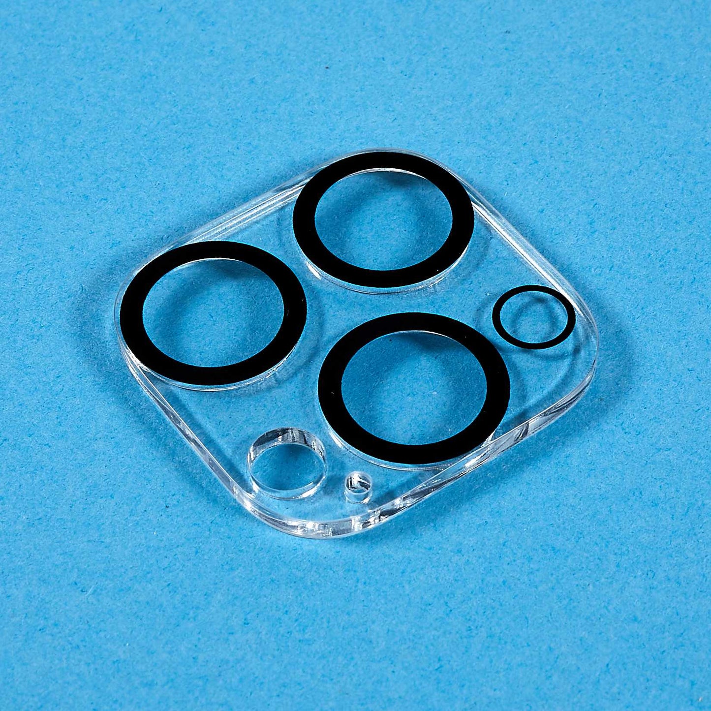 Uniqkart for iPhone 15 Pro / 15 Pro Max Anti-scratch Tempered Glass Lens Protector Anti-exposure One-piece Camera Guard