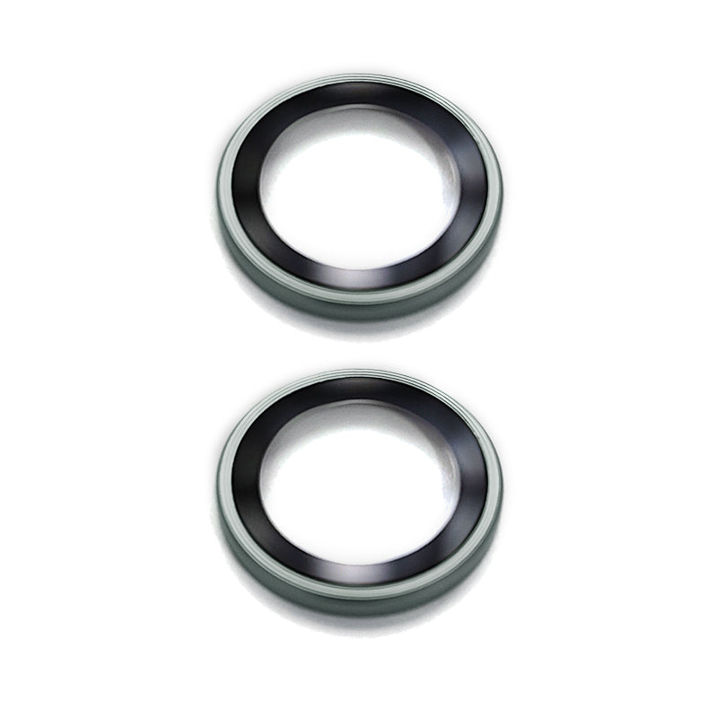 Uniqkart For iPhone 15 / 15 Plus Camera Lens Protector AR HD Tempered Glass Individual Ring Cover Film - Green