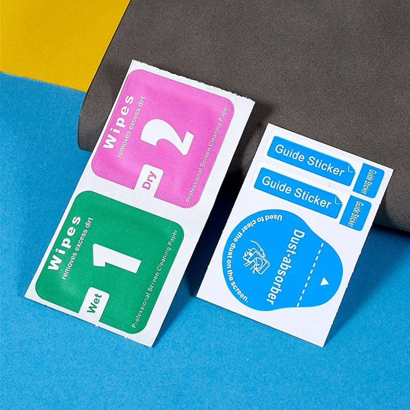 Uniqkart For iPhone 15 Pro / 15 Pro Max Camera Lens Protector AR HD Tempered Glass Glitter Ring Lens Film - Blue