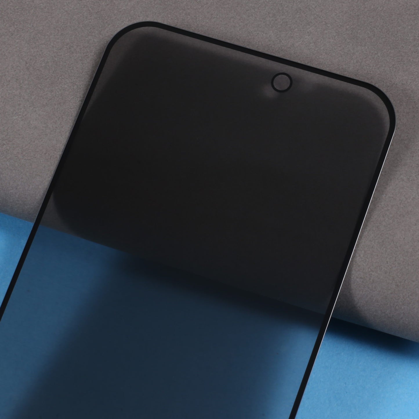 Uniqkart for iPhone 15 Pro Anti-peep High Aluminium-silicon Glass Film Full Glue Silk Printing Full Coverage Screen Protector