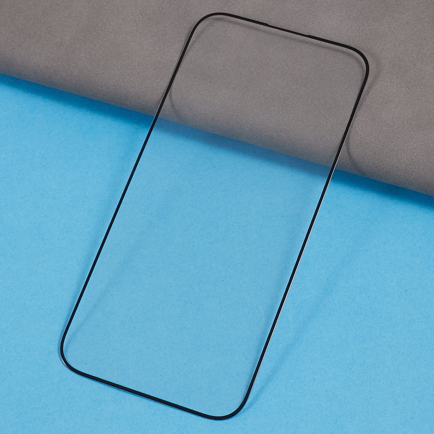 Uniqkart for iPhone 15 Pro Max Full Cover Screen Protector Full Glue Anti-static Dust-proof Tempered Glass Film