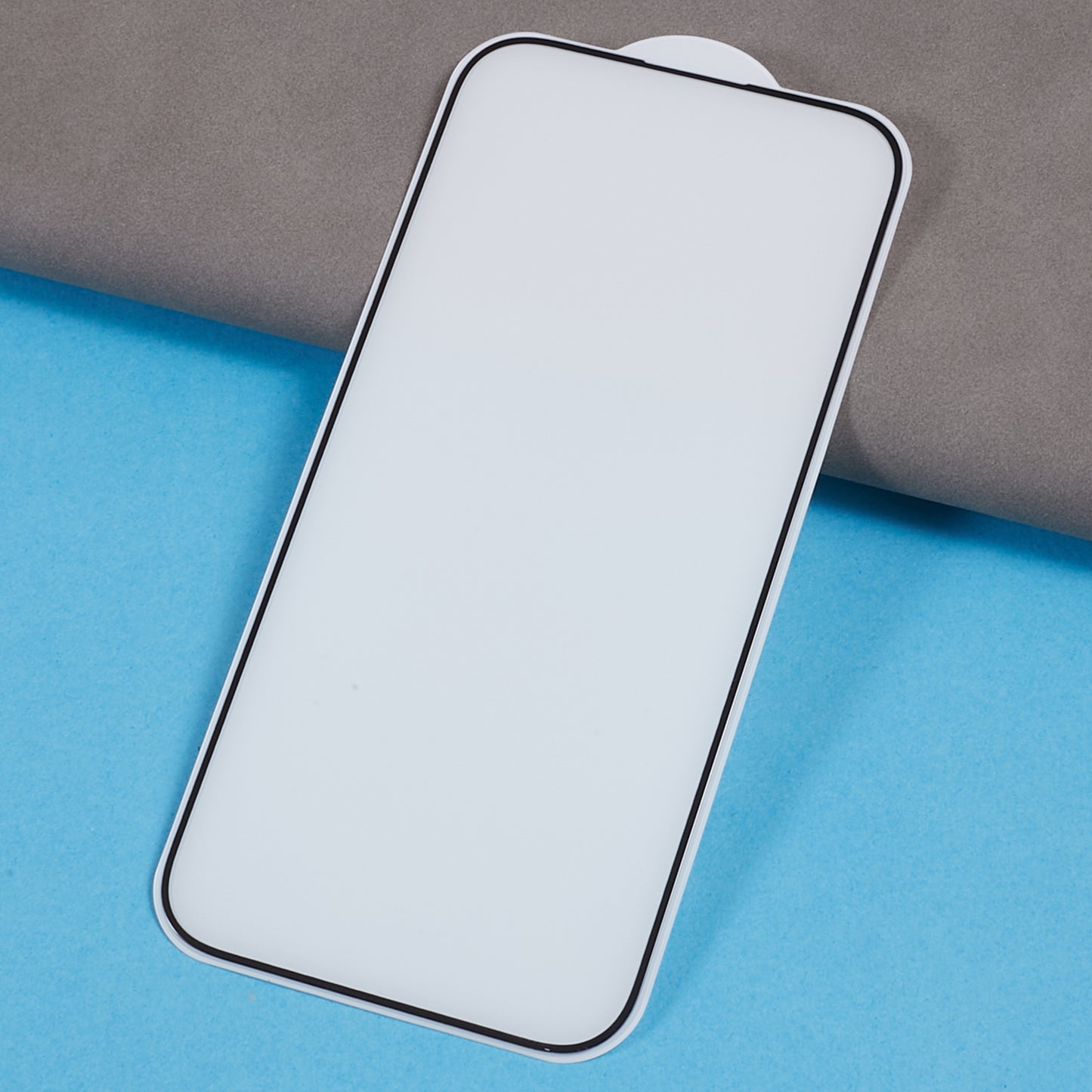 Uniqkart for iPhone 15 Pro Anti-static Screen Protector High Definition Full Cover Full Glue Tempered Glass Film