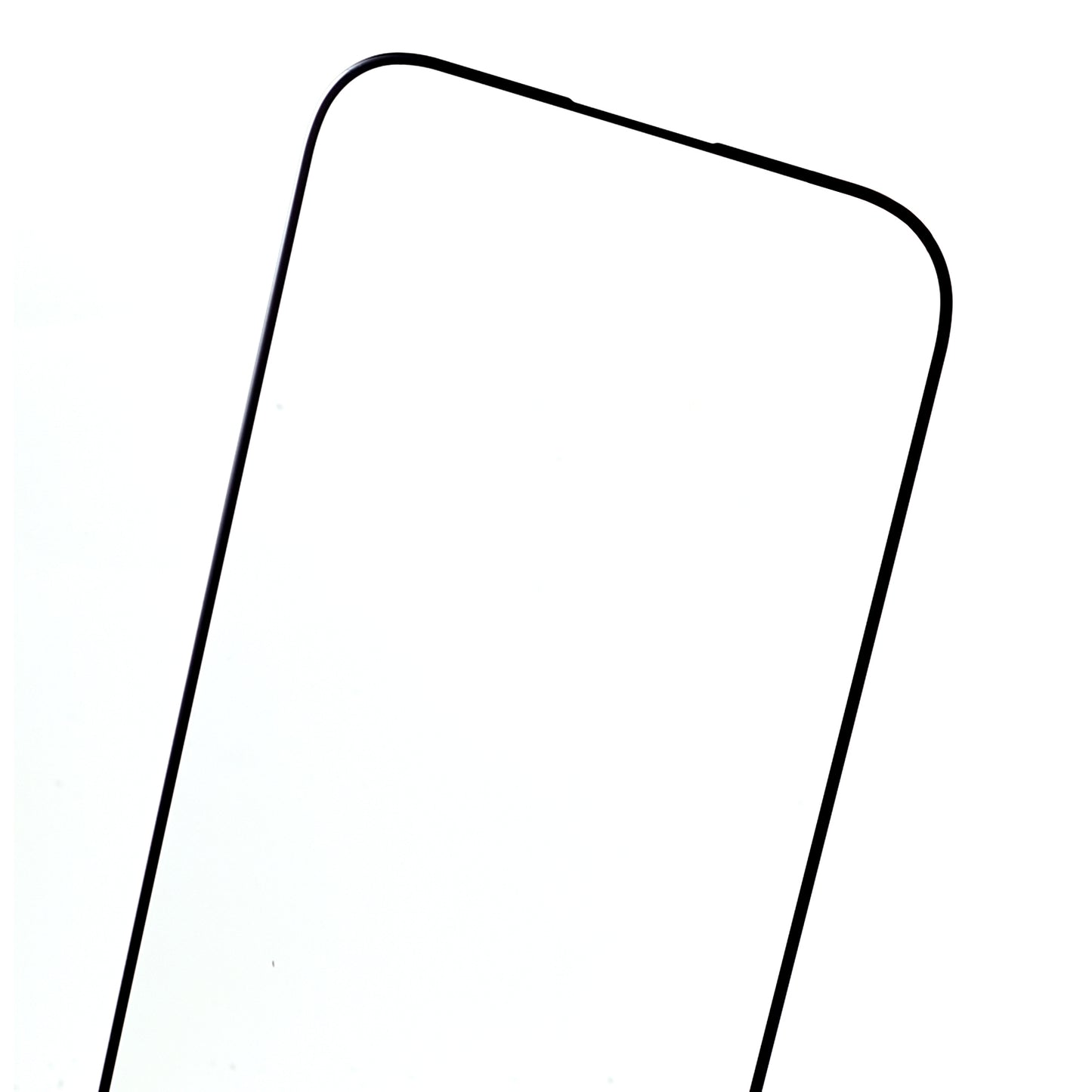 Uniqkart for iPhone 15 Plus Tempered Glass Screen Protector Electroplated Silk Printing Full Cover Full Glue Film