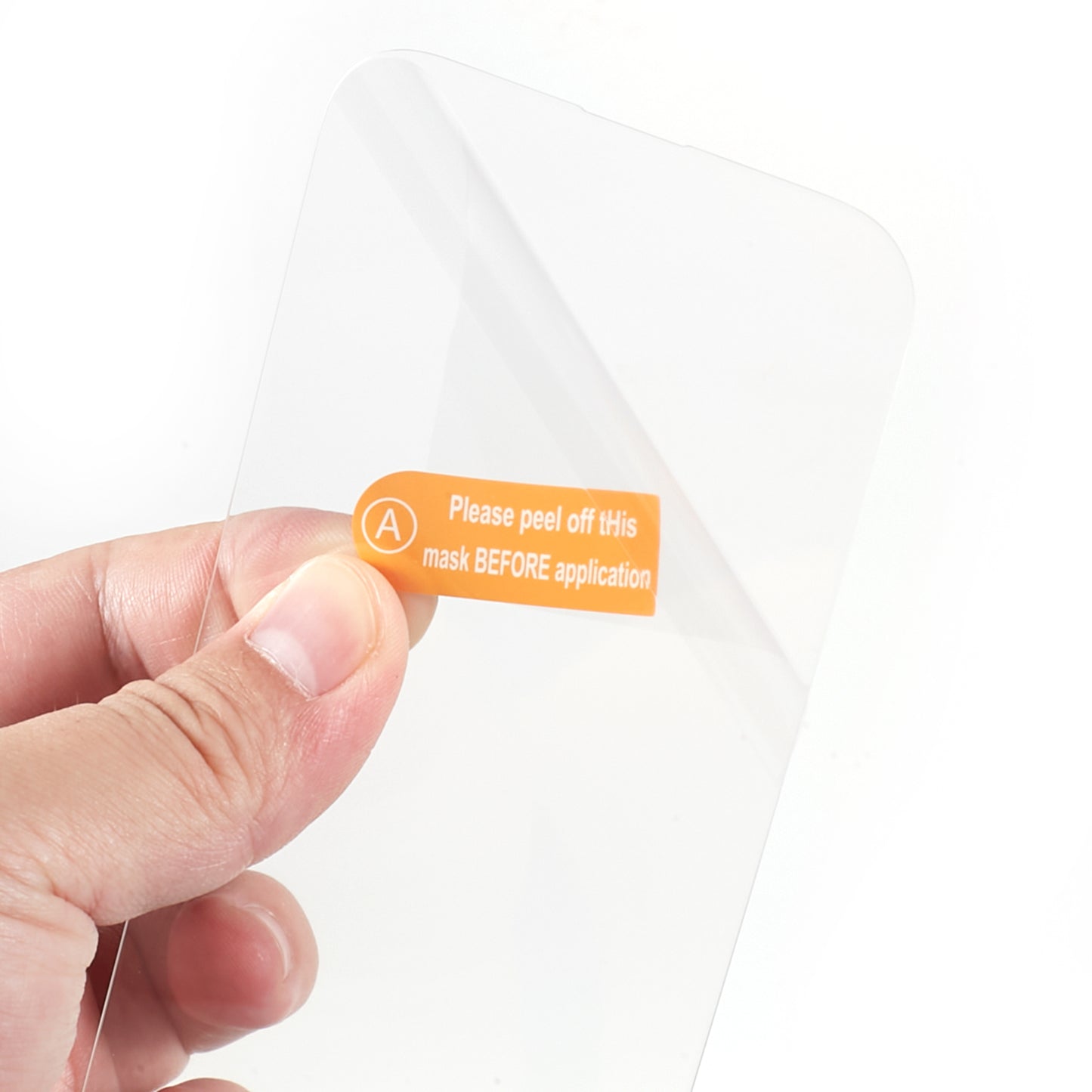 Uniqkart for iPhone 15 Pro Max 0.25 Arc Edge Screen Protector Transparent High Aluminum-silicon Glass Film