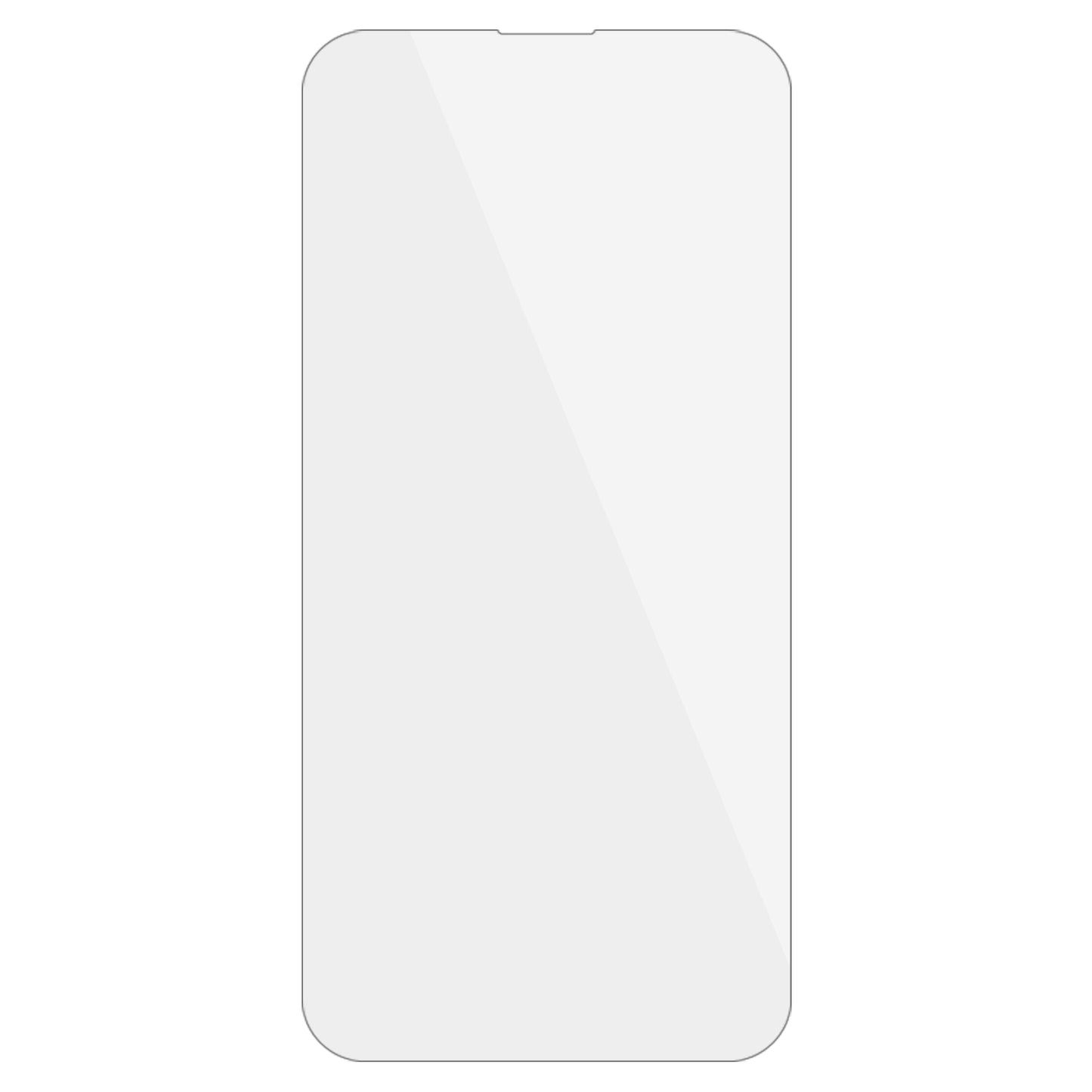 Uniqkart for iPhone 15 Pro High Aluminum-silicon Glass Screen Protector Ultra HD 0.25 Arc Edge Phone Screen Film