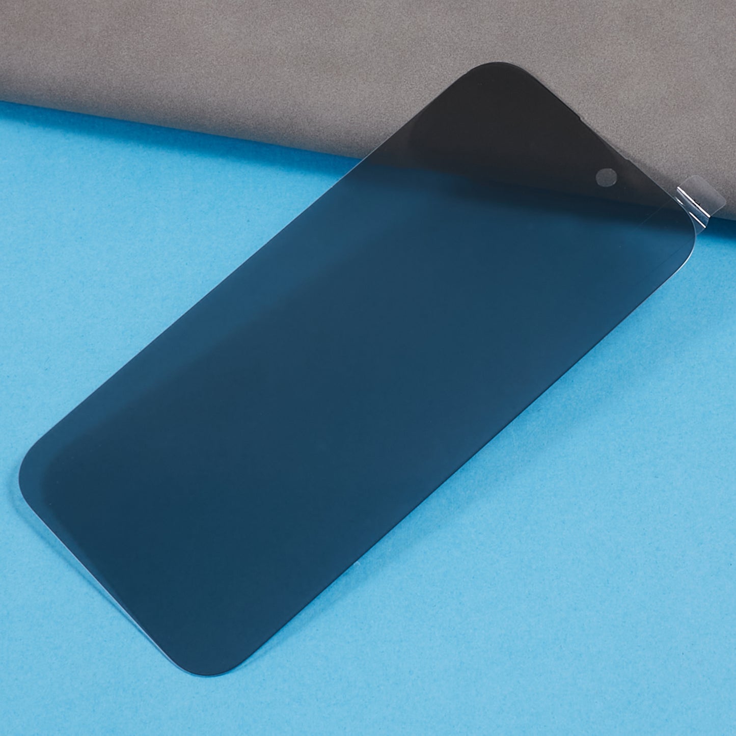 Uniqkart for iPhone 15 Pro Max Privacy Screen Protector 180-Degree Anti-Spy Tempered Glass Full Coverage Film