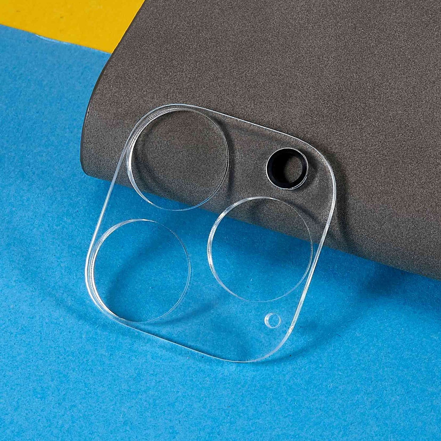 Uniqkart for iPhone 15 Pro / 15 Pro Max Camera Lens Protector Tempered Glass Anti-scratch 3D Phone Rear Lens Film