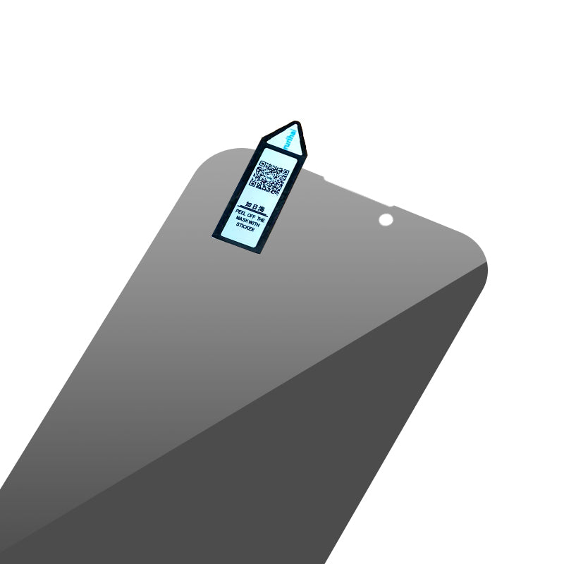 Uniqkart For iPhone 15 Pro Max Anti-scratch Screen Protector Anti-spy Full Cover High Aluminium-silicon Glass Film