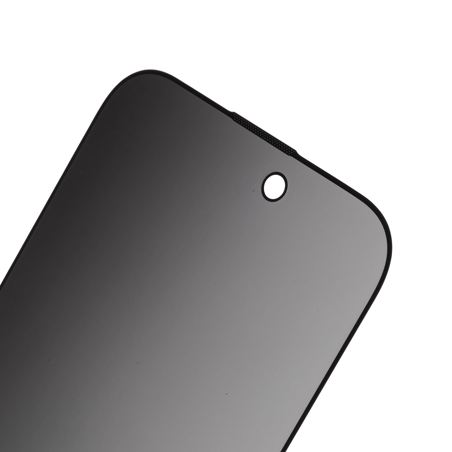 180 Degree Anti-Spy Film for iPhone 15 Pro Max , Full Glue Tempered Glass Silk Printing Full Screen Protector