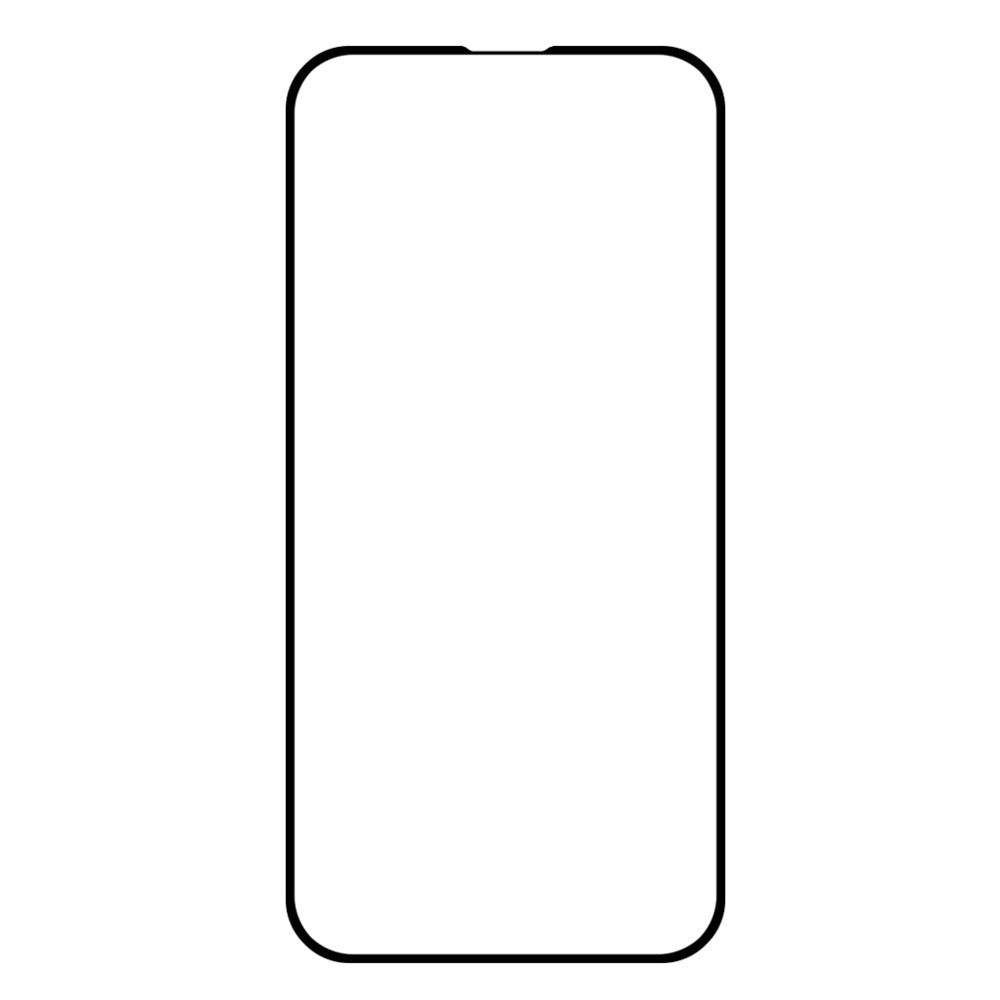 Phone Full Screen Protector for iPhone 15 Pro , Full Glue Silk Printing Matte Tempered Glass Screen Film