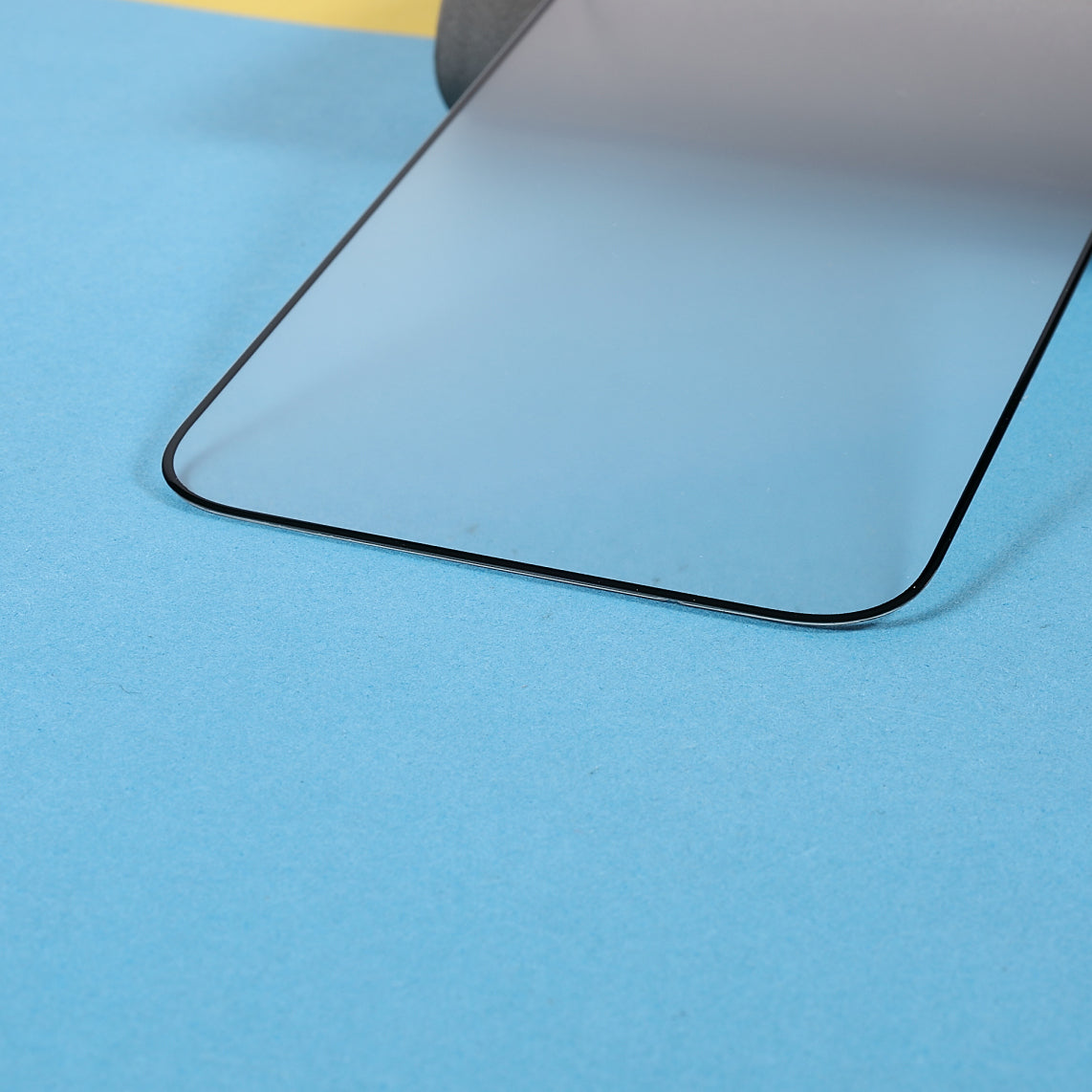 Phone Full Screen Protector for iPhone 15 Pro , Full Glue Silk Printing Matte Tempered Glass Screen Film