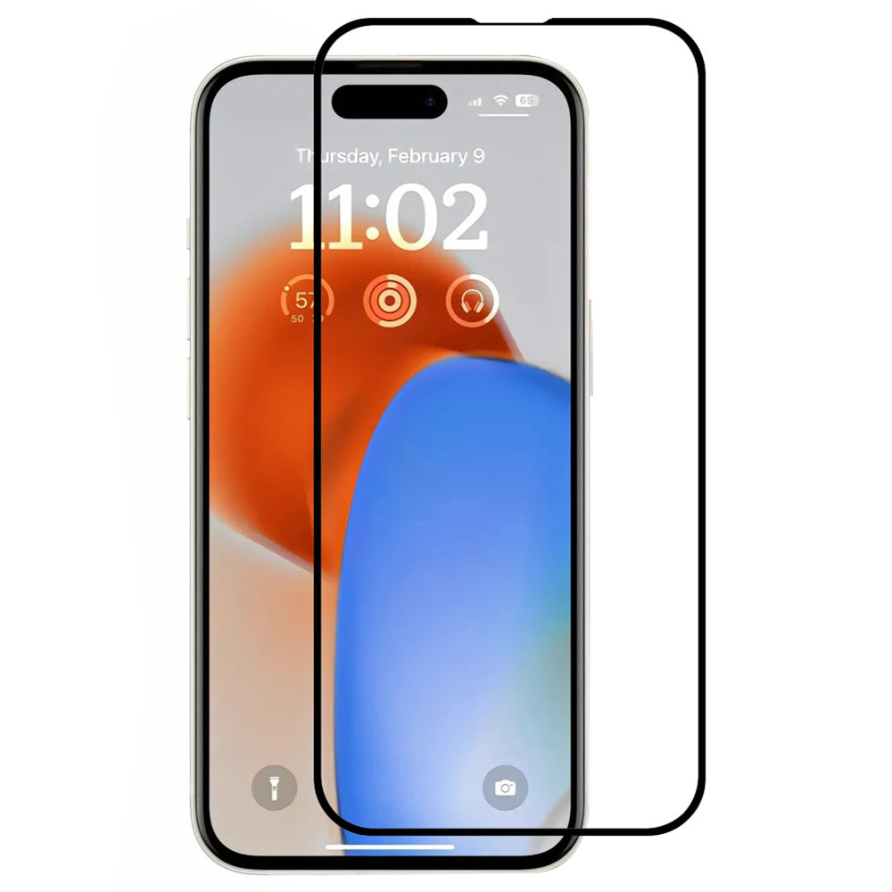 Matte Tempered Glass Film for iPhone 15 Pro Max Full Glue Silk Print