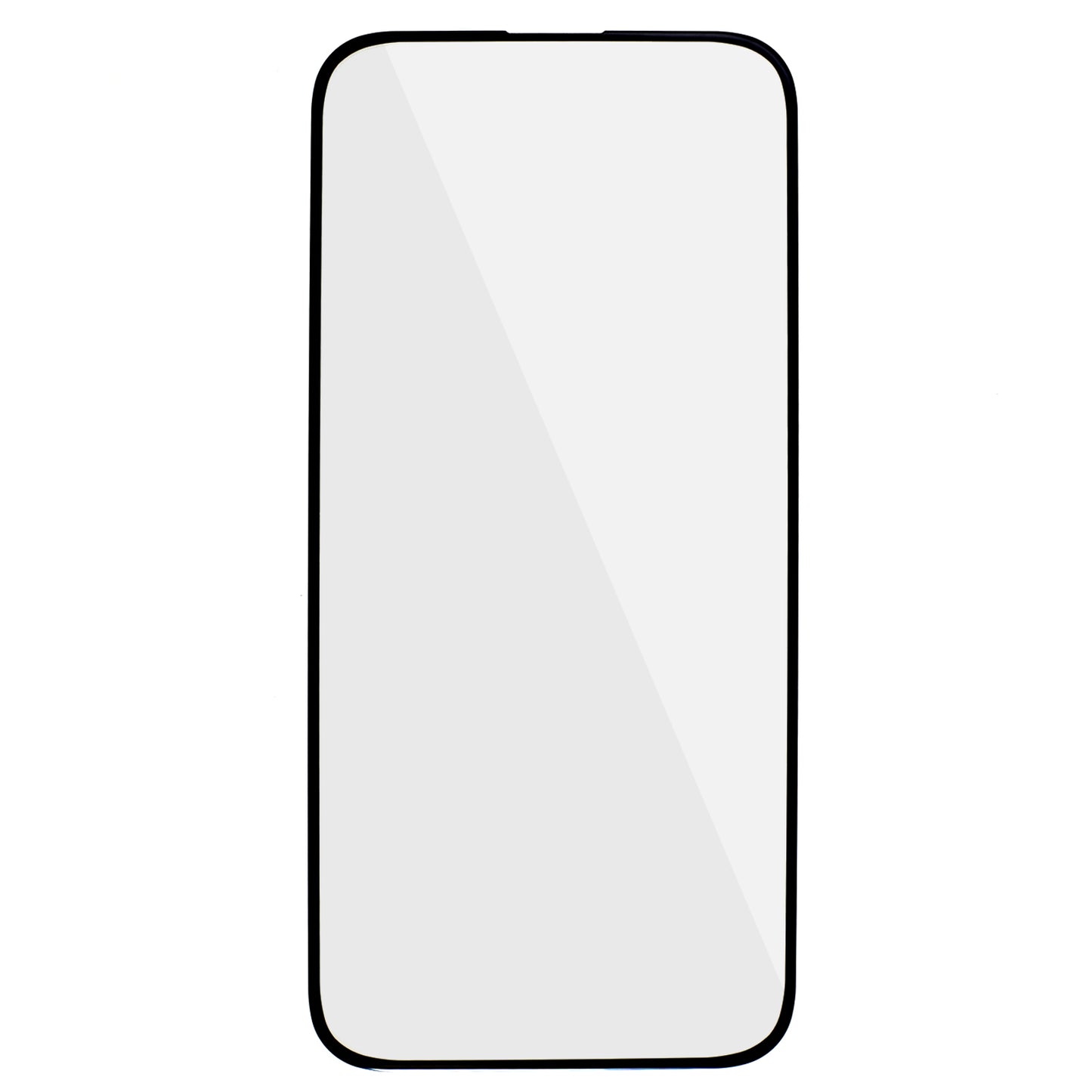 Uniqkart High Aluminum-silicon Glass Protector For iPhone 15 Pro Max , 3D Arc Edge Cold Carving Silk Printing Full Glue Screen Film