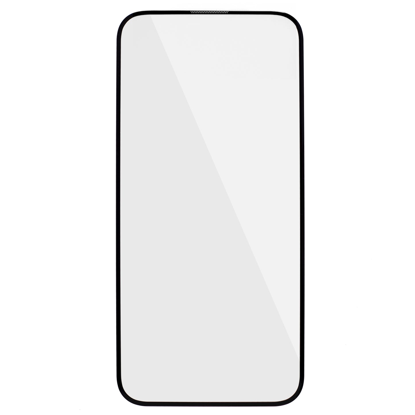 Uniqkart for iPhone 15 Pro Max Clear Full Glue Silk Printing Tempered Glass Protector Full Screen Film with Installation Tool