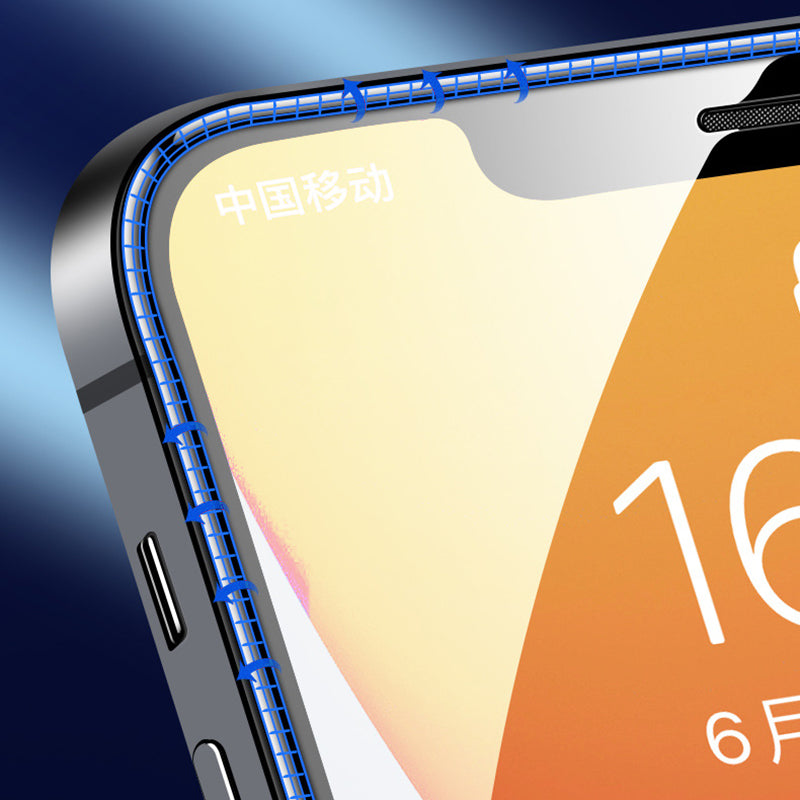 Uniqkart for iPhone 15 Pro Max Tempered Glass Anti-explosion Phone Full Screen Protector HD Clear Screen Film