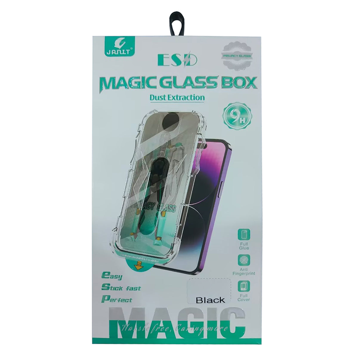 Uniqkart For iPhone 15 Pro Max 28 Degree Privacy Protection Screen Protector Anti-spy Tempered Glass Film