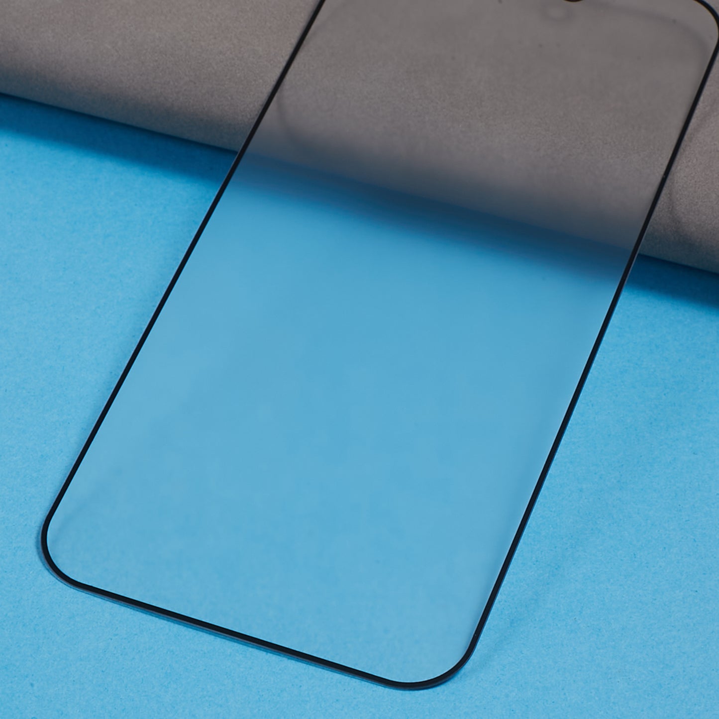 Uniqkart for iPhone 15 Pro Anti-Spy Tempered Glass Film Full Cover Shatterproof AG Matte Screen Protector