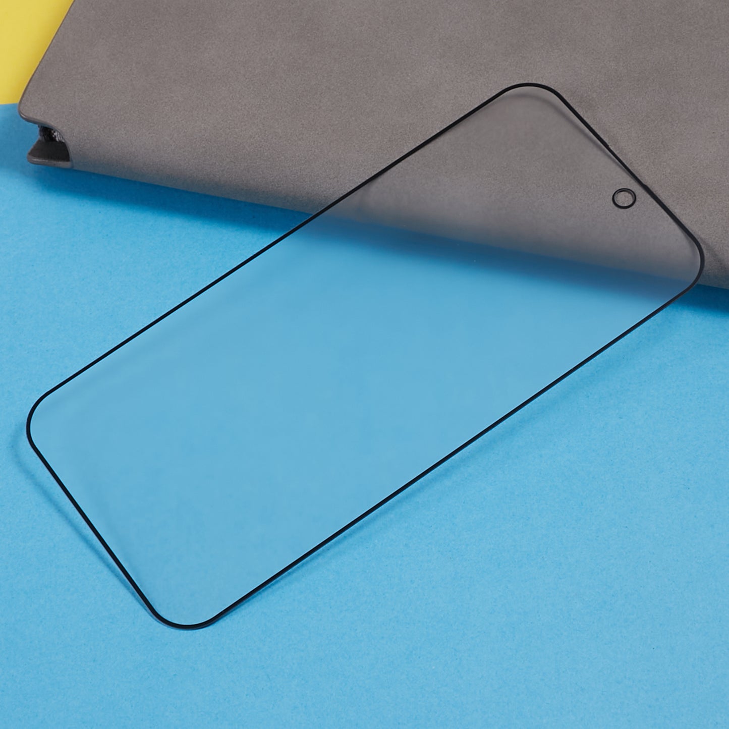 Uniqkart for iPhone 15 Pro Anti-Spy Tempered Glass Film Full Cover Shatterproof AG Matte Screen Protector