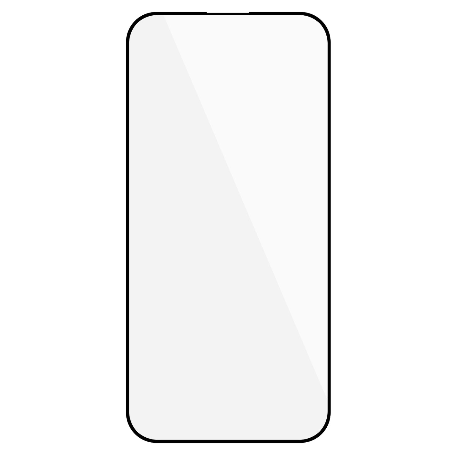 D Pro 9H Hardness Screen Protector for iPhone 15 Plus , Tempered Glass Full Cover Silk Printing Clear Film