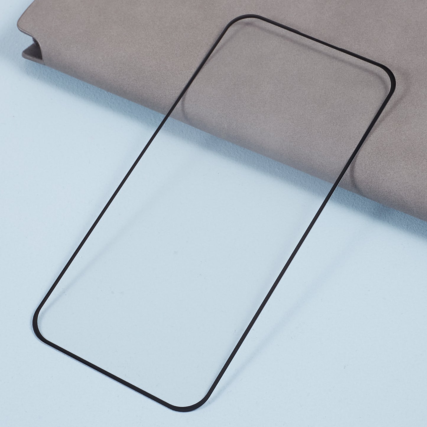 D Pro 9H Hardness Screen Protector for iPhone 15 Plus , Tempered Glass Full Cover Silk Printing Clear Film