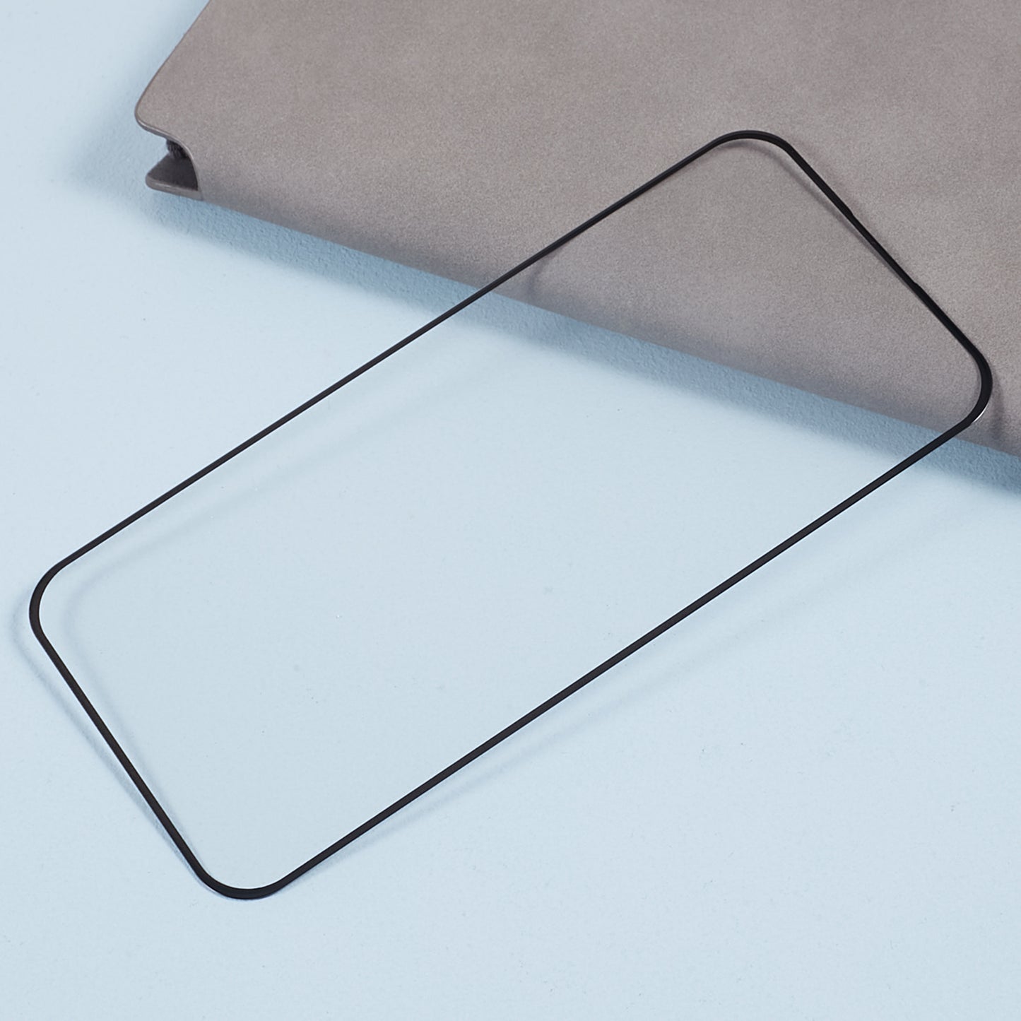 D Pro 9H Hardness Screen Protector for iPhone 15 Plus , Tempered Glass Full Cover Silk Printing Clear Film