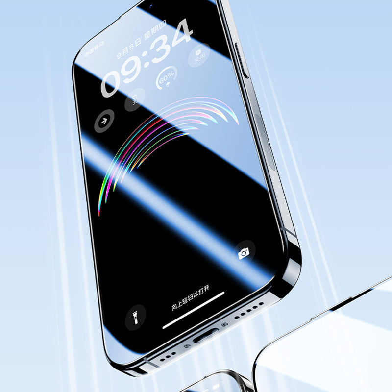 Uniqkart Ultra Clear High Aluminum-silicon Glass Screen Film for iPhone 15 Pro Max Anti-explosion Screen Protector