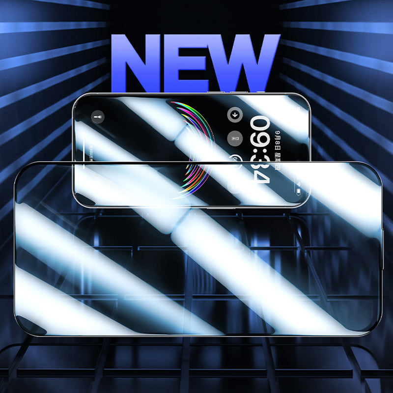 Uniqkart Tempered Glass Screen Protector for iPhone 15 Pro Max Anti-Scratch 0.23mm Ultra-Thin Screen Film for Playing Game