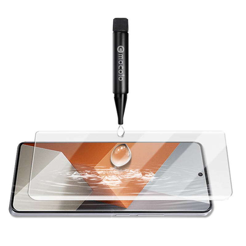 MOCOLO For Xiaomi Redmi Note 13 Pro+ 5G Tempered Glass UV Liquid Full Screen Protector 3D Curved Film