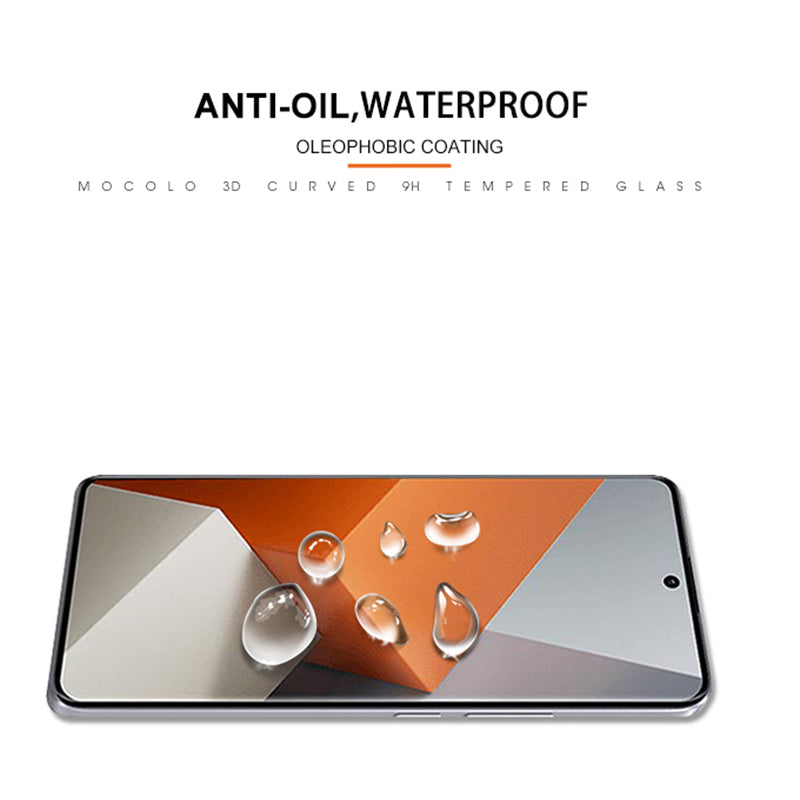 MOCOLO For Xiaomi Redmi Note 13 Pro+ 5G Tempered Glass UV Liquid Full Screen Protector 3D Curved Film