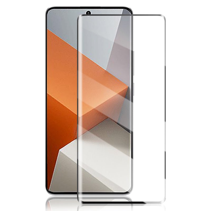 MOCOLO For Xiaomi Redmi Note 13 Pro+ Full Screen Protector Full Glue Tempered Glass Film - Black