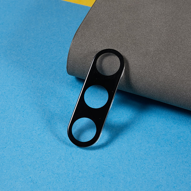 For Samsung Galaxy S24+ Silk Printing Black Camera Lens Protector Tempered Glass Rear Lens Film