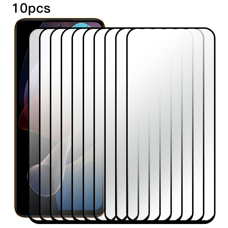 RURIHAI 10Pcs For Xiaomi Redmi Note 13R Pro 5G Screen Protector 2.5D 0.26mm Secondary Hardening Film