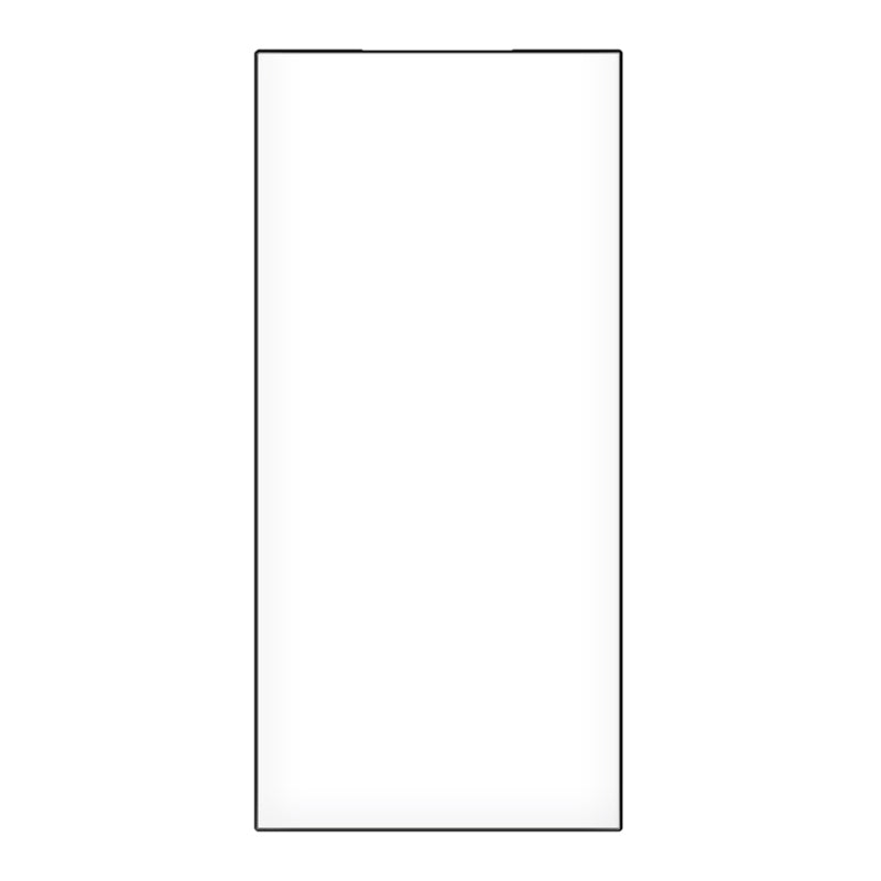 RURIHAI For Samsung Galaxy S24 Ultra AGC Glass Screen Protector 3D Curved Tempered Glass Film (Fingerprint Unlock Support)