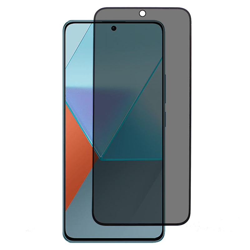 For Xiaomi Redmi Note 13 Pro 5G Screen Protector Anti-Spy Tempered Glass Film (Side Glue)
