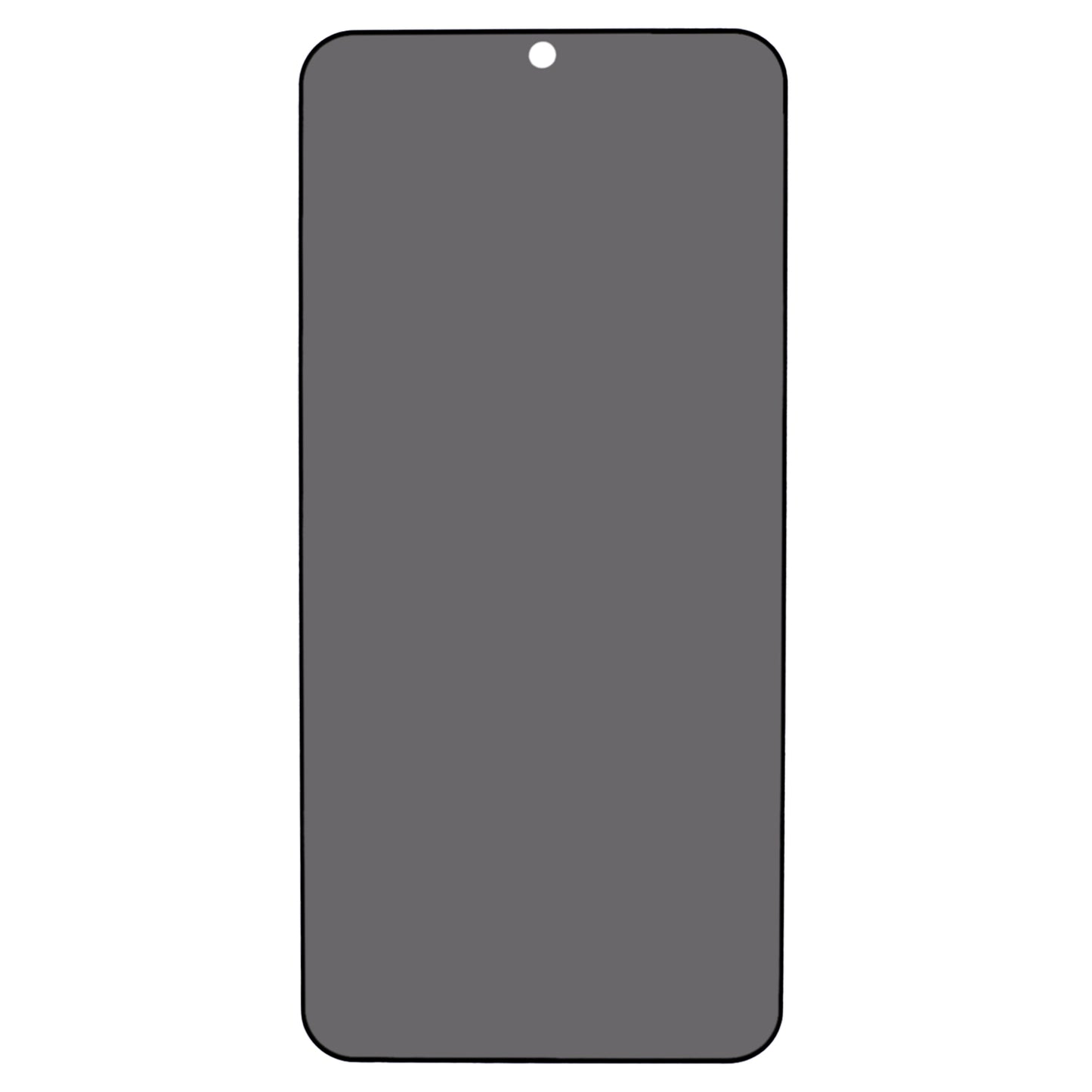 For Samsung Galaxy S24+ Anti-peep Full Screen Protector 180 Degree Tempered Glass Film with Fingerprint Unlock