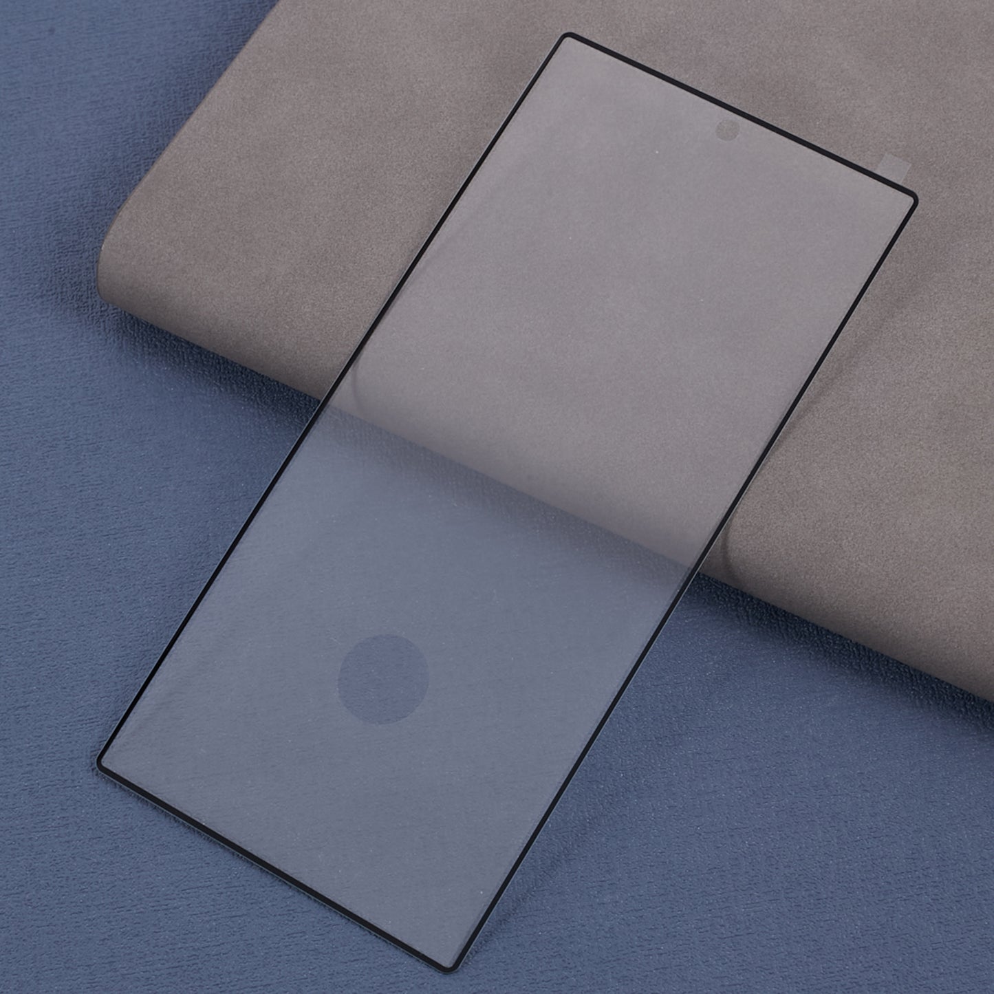 For Samsung Galaxy S24 Ultra Silk Printing Screen Protector Tempered Glass Side Glue Film Fingerprint Unlock