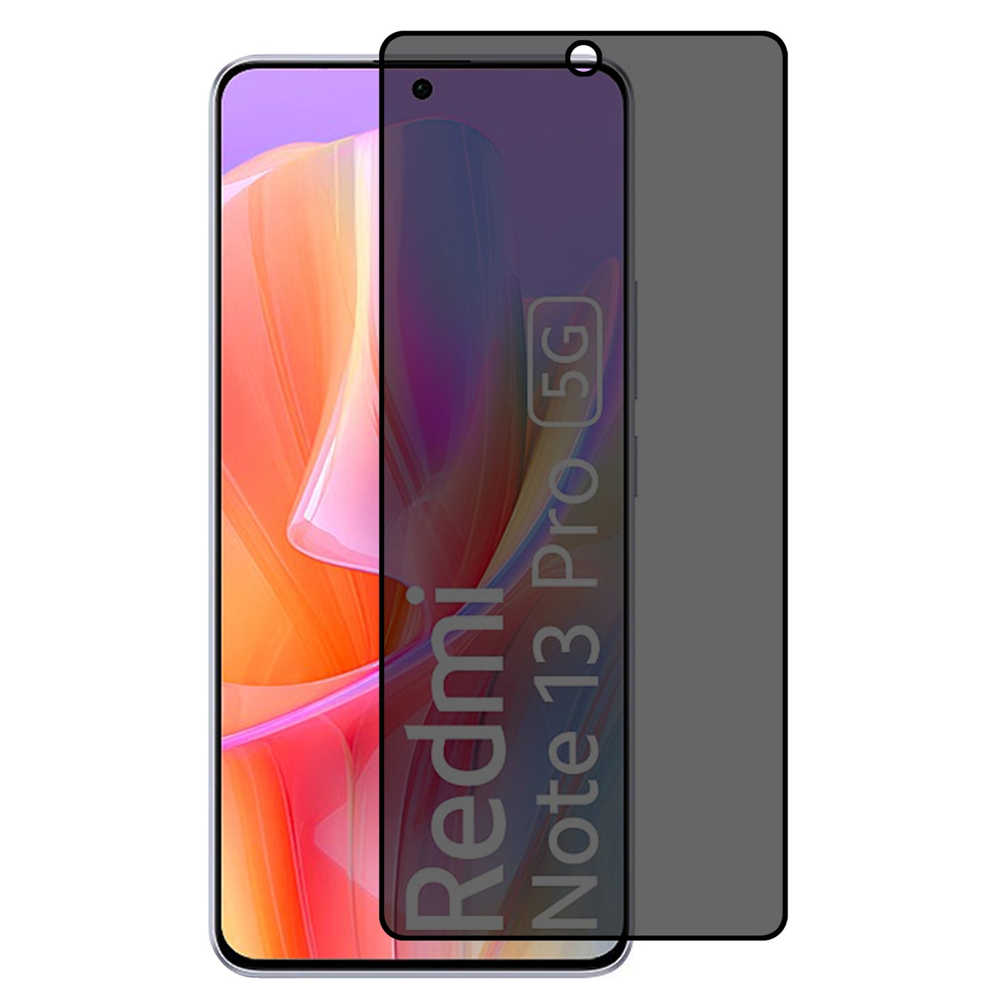 For Xiaomi Redmi Note 13 Pro 5G Screen Protector Anti-Spy High Aluminium-silicon Glass Film