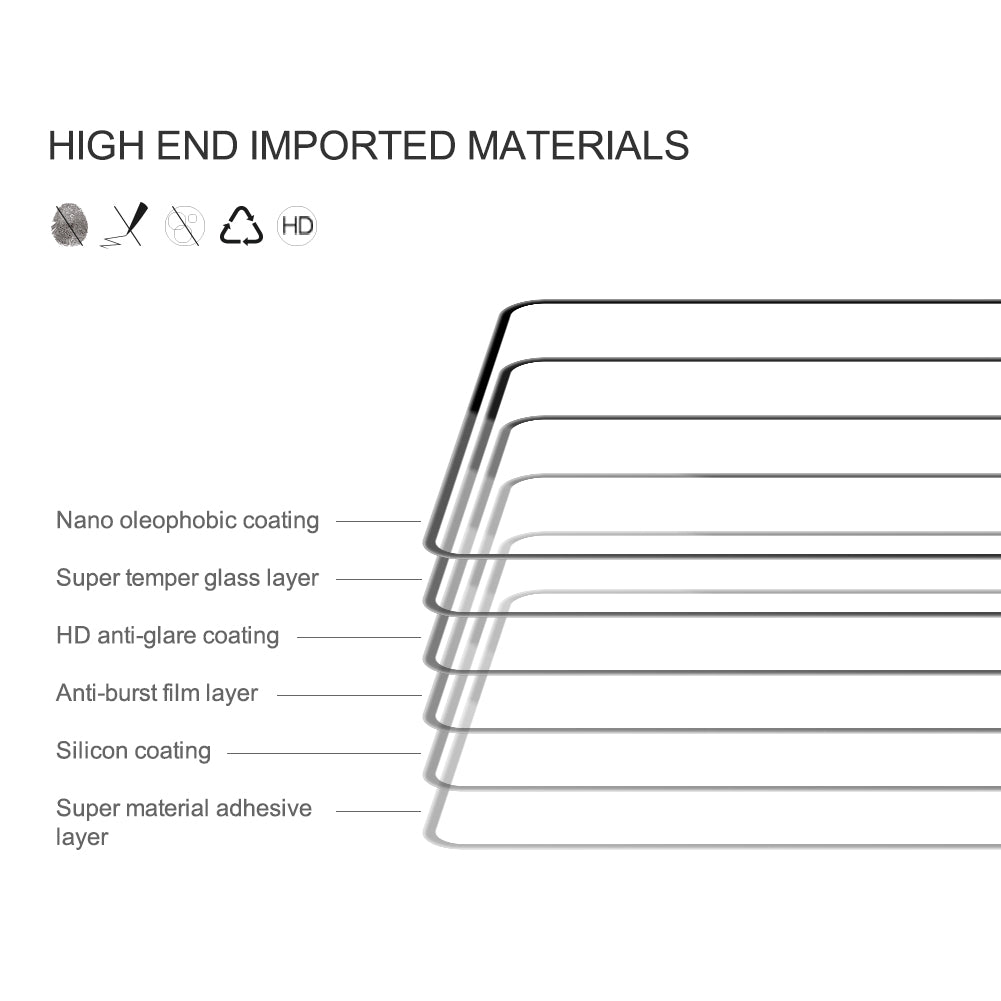 NILLKIN CP+PRO For Xiaomi Redmi Note 13 5G / Note 13 5G (China) AGC Glass Screen Protector Tempered Glass Film