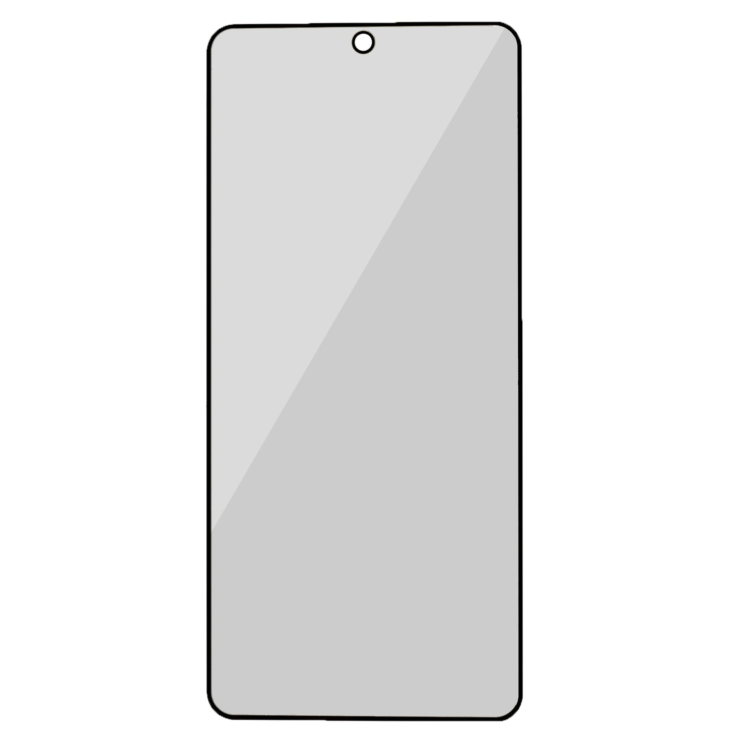 For Xiaomi Redmi Note 13 4G Anti-Spy Screen Protector Full Glue Tempered Glass Film Black Edge