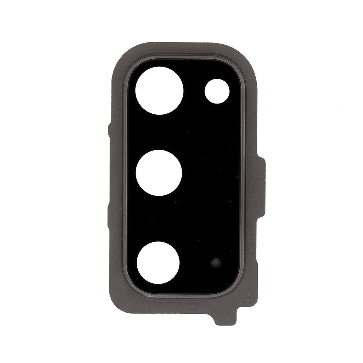 For Samsung Galaxy S20 4G G980 OEM Back Camera Lens Ring Cover with Glass Lens (without Logo) - Black