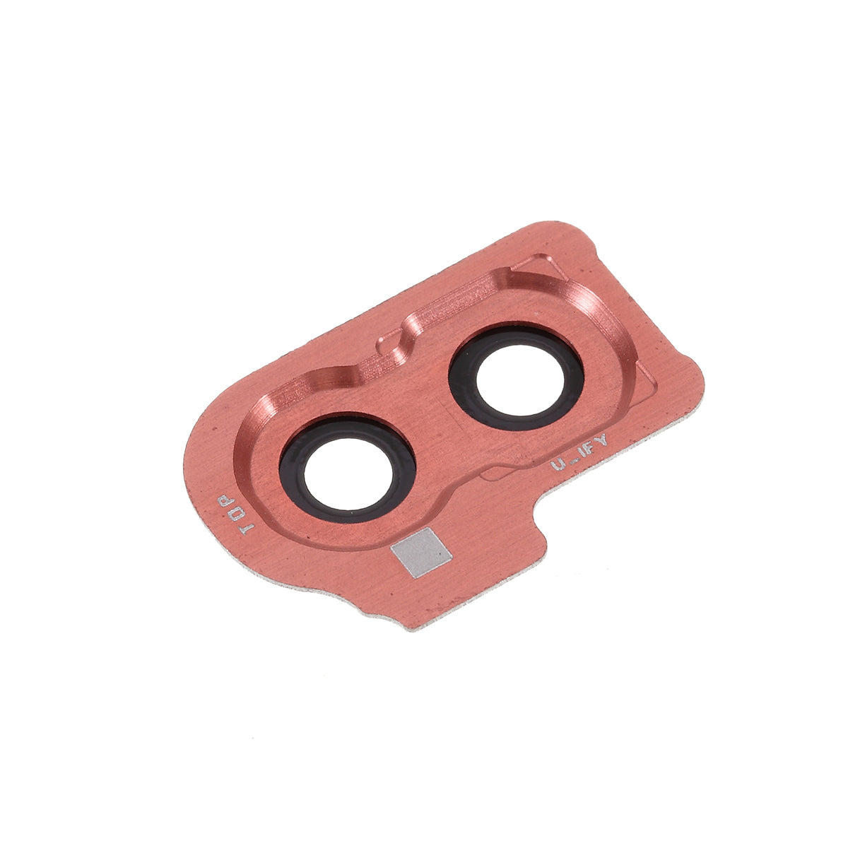 OEM Back Camera Lens Ring Cover with Glass Lens for Samsung Galaxy A20e SM-A202 - Coral