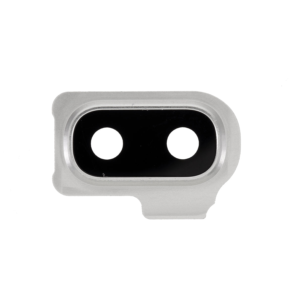 OEM Back Camera Lens Ring Cover with Glass Lens for Samsung Galaxy A20e SM-A202 - Silver