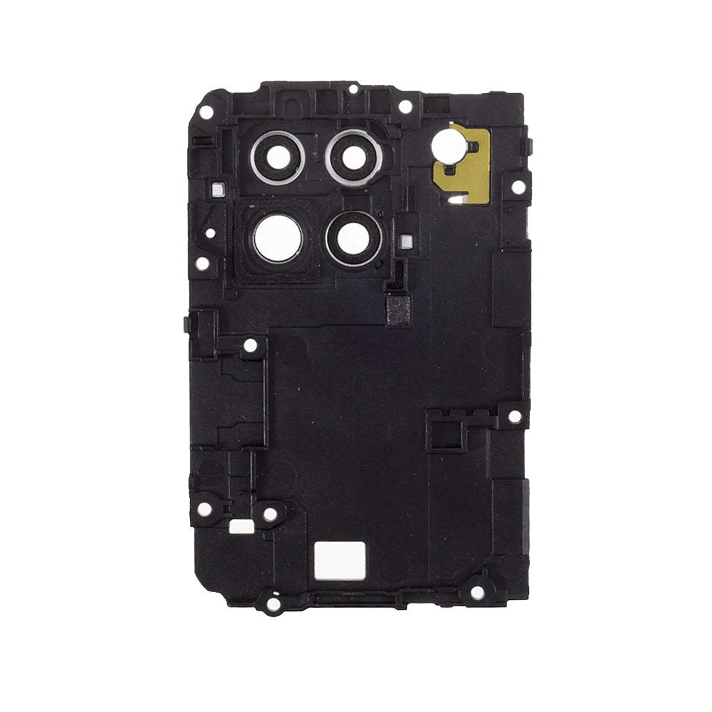 OEM Rear Camera Lens Ring Cover + Motherboard Shield Cover Replacement for Huawei P40 lite 4G - Purple