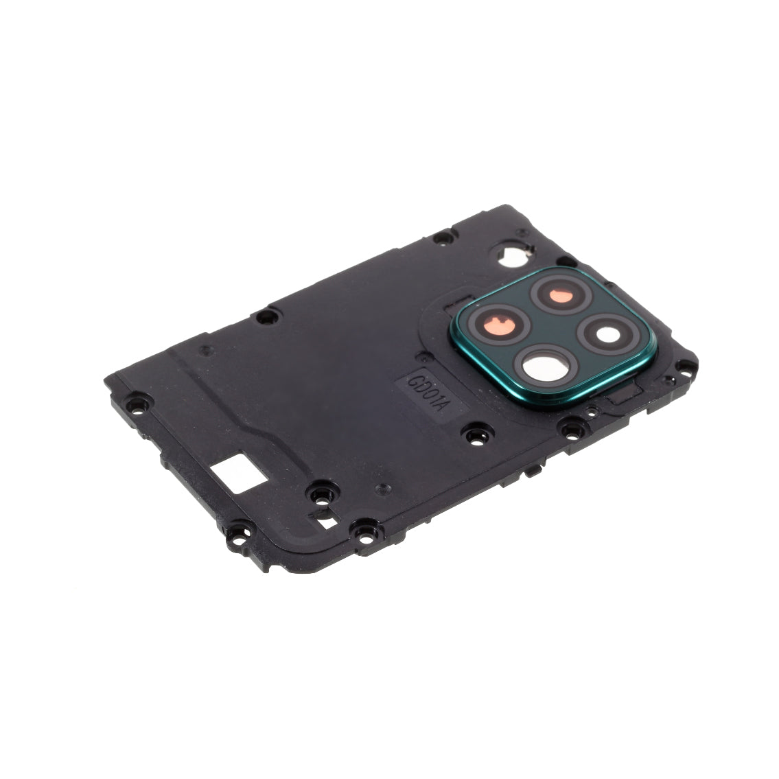 OEM Rear Camera Lens Ring Cover + Motherboard Shield Cover Replacement for Huawei P40 lite 4G - Green