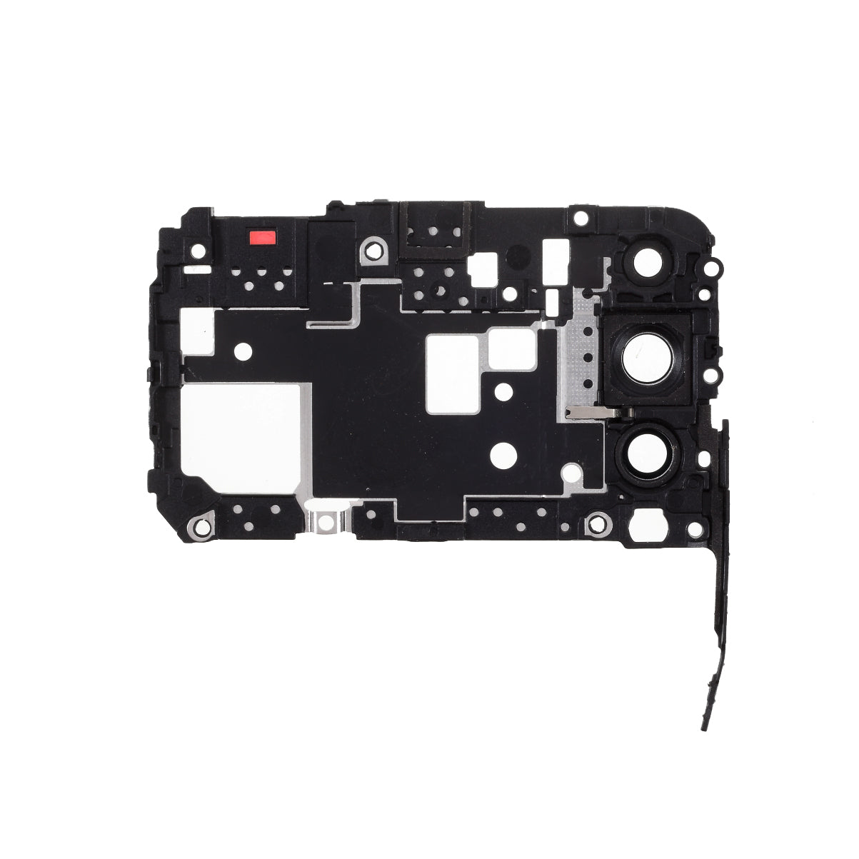 OEM Rear Camera Lens Rim Cover + Motherboard Shield Cover for Honor 20 lite - Black