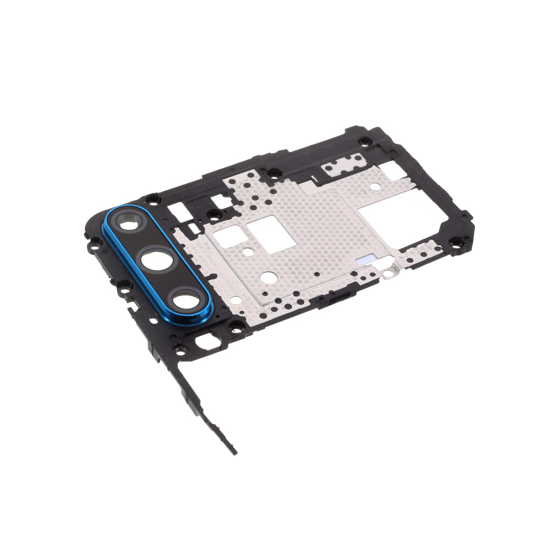 OEM Rear Camera Lens Rim Cover + Motherboard Shield Cover for Honor 20 lite - Blue