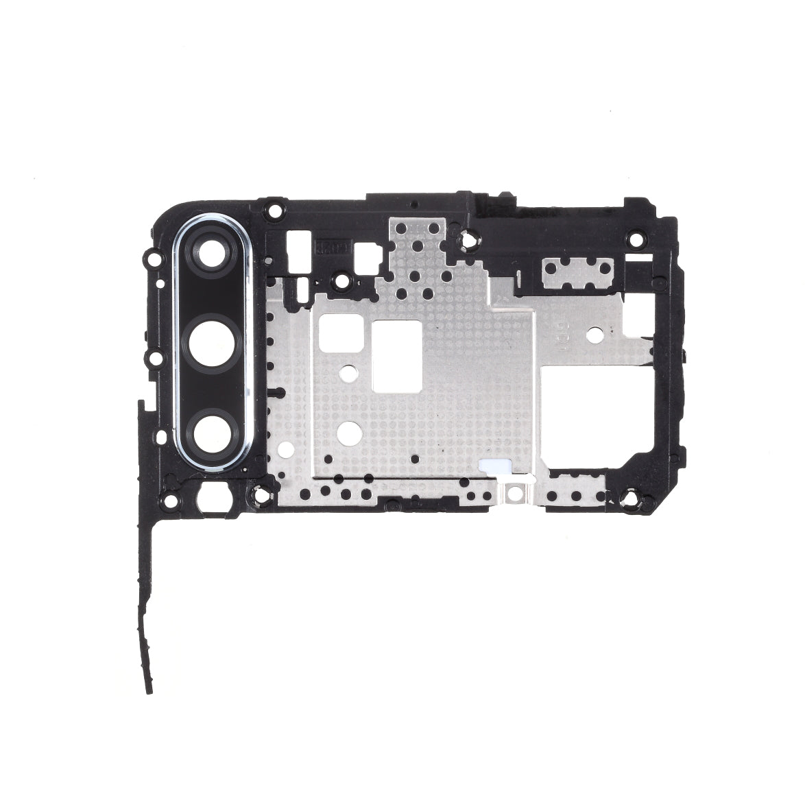 OEM Rear Camera Lens Rim Cover + Motherboard Shield Cover for Honor 20 lite - Silver